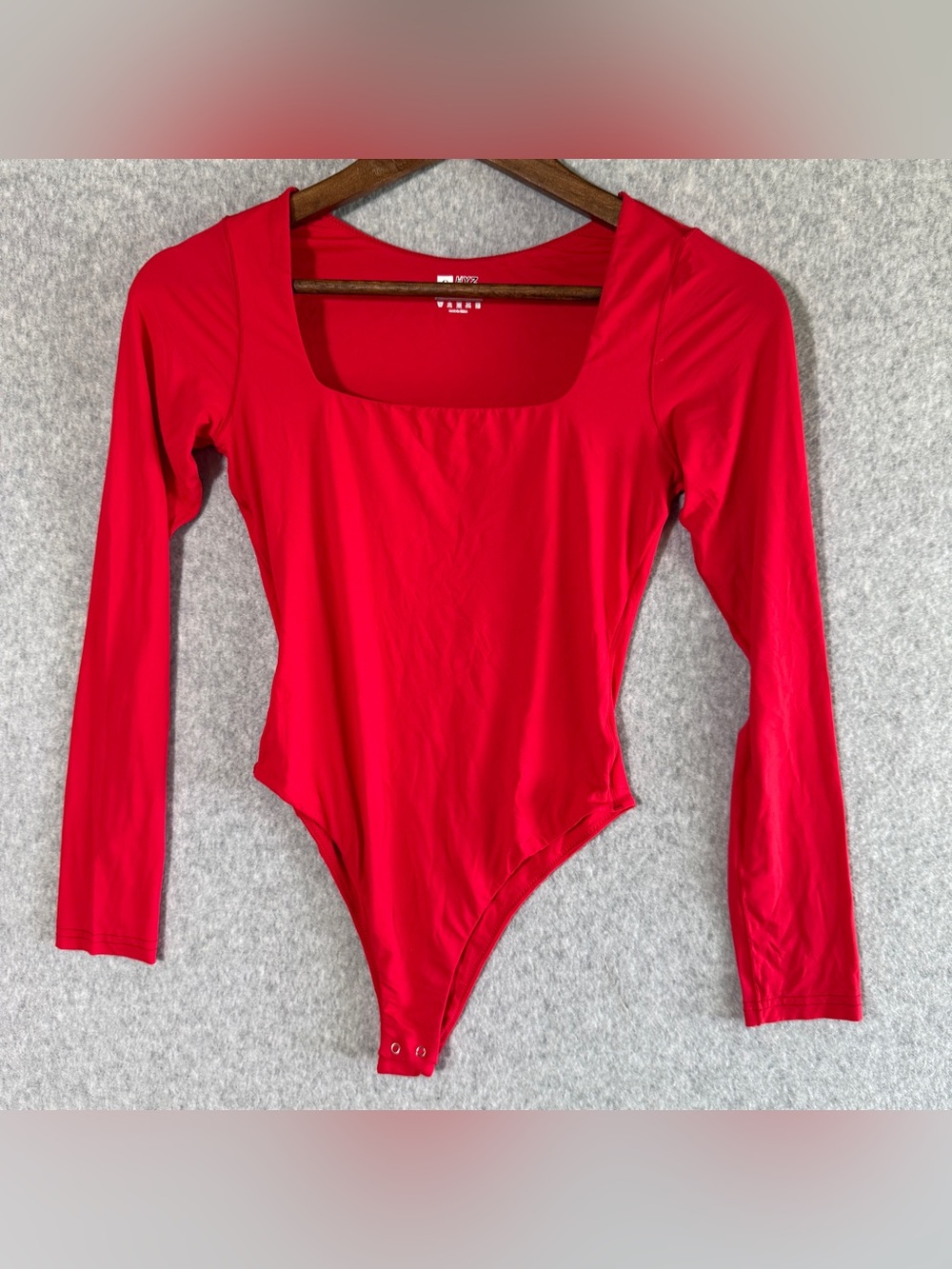 Hyz long sleeve square neck, bodysuit size small
